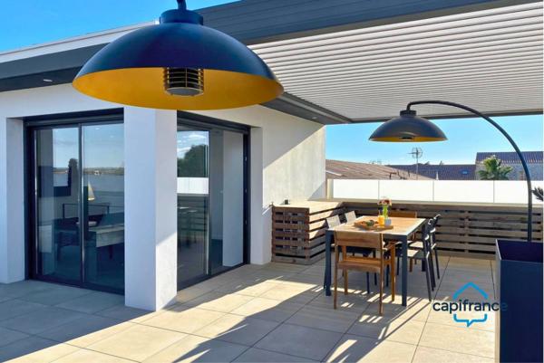 Frontignan, Appartement duplex d’exception avec terrasse panoramique de 82 m² – Prestations haut de gamme