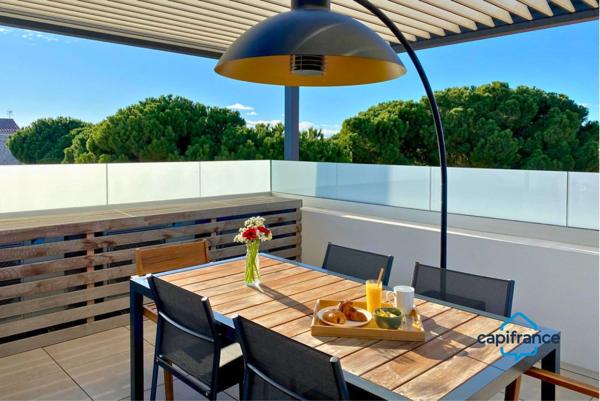 Frontignan, Appartement duplex d’exception avec terrasse panoramique de 82 m² – Prestations haut de gamme