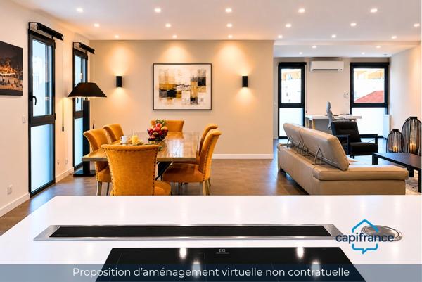 Frontignan, Appartement duplex d’exception avec terrasse panoramique de 82 m² – Prestations haut de gamme