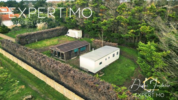 Bourgneuf-en-Retz (44580) Terrain 1 313 m² viabilisé – Constructible ou Loisirs – Calme – Proche mer & commodités