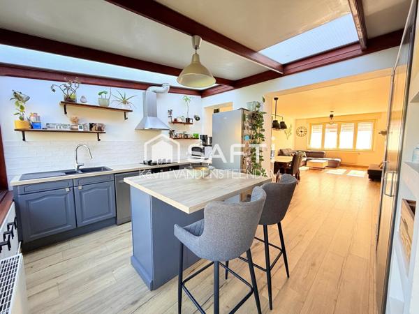 Maison clé en main +190 m² au sol – 5 chambres – Jardin – Aucun travaux !