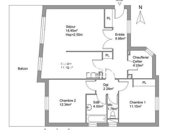 Location Appartement 3 pièces 75.18 m² - 27 CHEMIN DE MONTEAU Villeneuve Les Avignon 30400