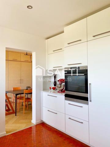 Lumineux 145m² au 7e étage, vue Vosges et Forêt Noire