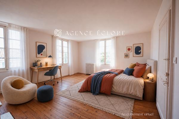 Élégante maison de maître en plein cœur de ville avec jardin garage et caves