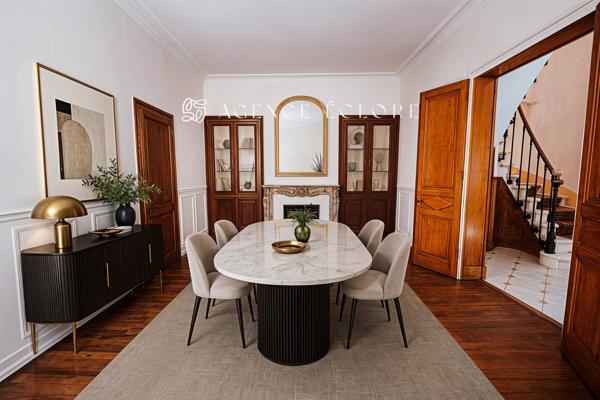 Élégante maison de maître en plein cœur de ville avec jardin garage et caves