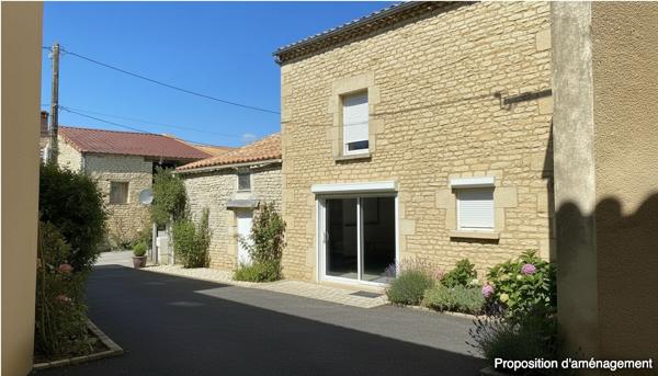 PRIN-DEYRANÇON (79210) , Grange à rénover avec certificat d'urbanisme positif