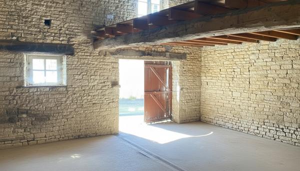PRIN-DEYRANÇON (79210) , Grange à rénover avec certificat d'urbanisme positif