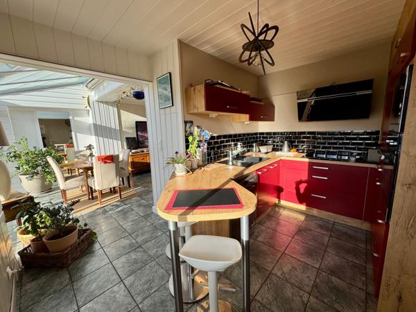 Maison de ville 3 chambres avec garage et jardin