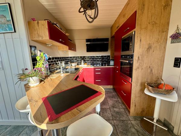 Maison de ville 3 chambres avec garage et jardin