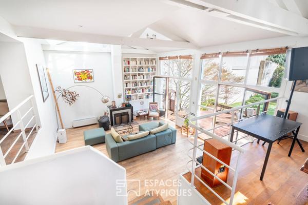 Maison avec extension et jardin d’inspiration japonaise