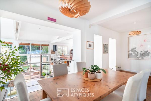 Maison avec extension et jardin d’inspiration japonaise