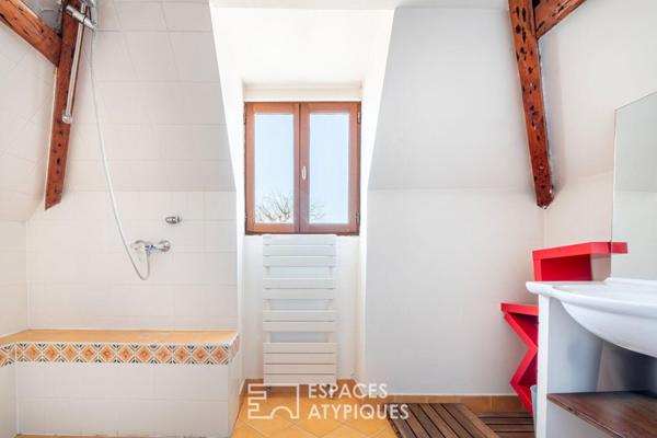 Maison avec extension et jardin d’inspiration japonaise