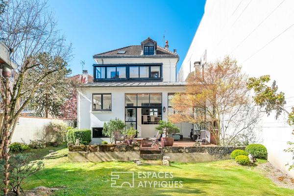 Maison avec extension et jardin d’inspiration japonaise