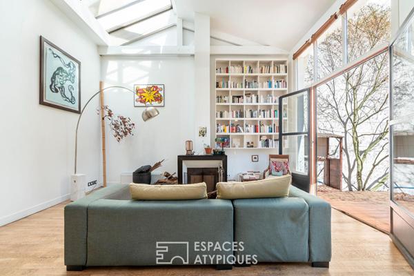 Maison avec extension et jardin d’inspiration japonaise