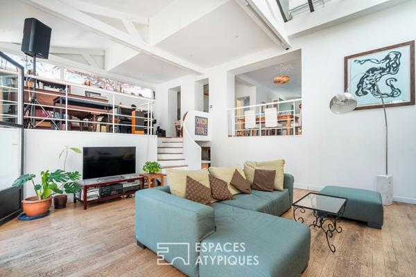 Maison avec extension et jardin d’inspiration japonaise