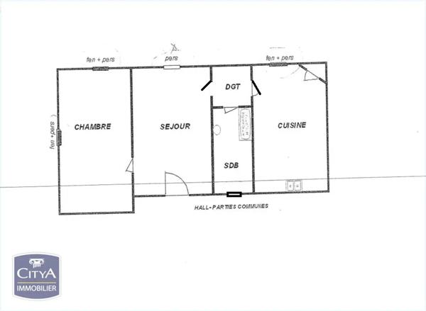 Appartement à vendre 2 pièces 53.22m² Dijon (21000)