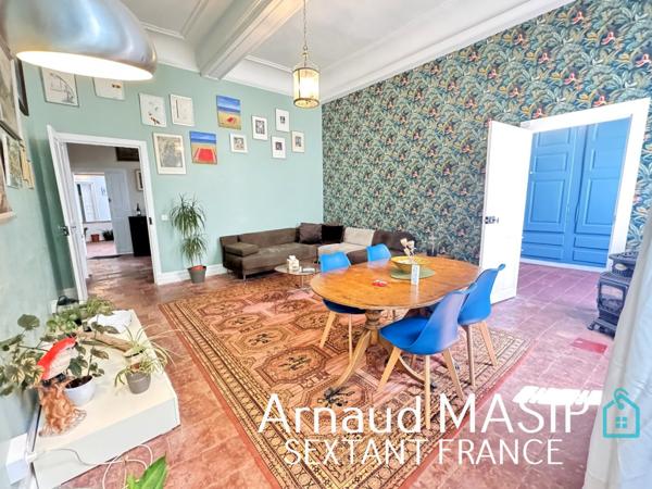 DEMEURE DE CHARME, 3 APPARTEMENTS, POTENTIEL DE DEVELOPPEMENT SUPPLEMENTAIRE, QUILLAN CENTRE