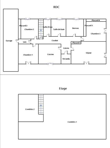 Villa - 150 m² habitable de plain-pied et 50 m² de garages attenants - combles et dépendances - 3390 m terrain Laurac-en-Vivarais (07110)
