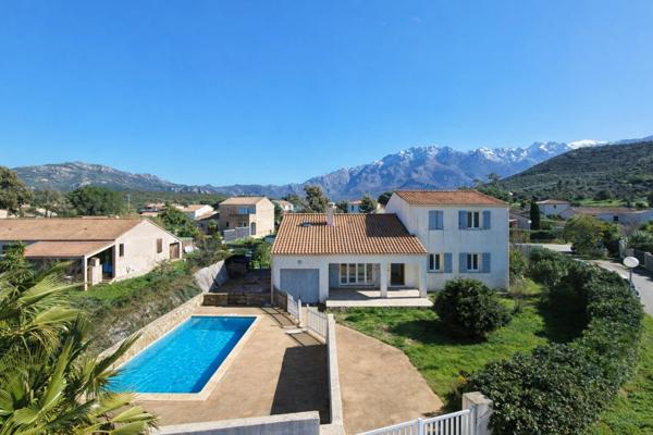 CALENZANA : Maison T5 140 m avec piscine