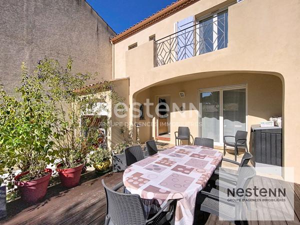 A vendre charmante maison de 90 m² avec 3 chambres, jardin et garage dans un environnement calme à Montpellier
