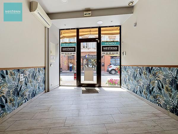 Local commercial à louer de 66 m² avec cave, au centre ville de Villefranche de Lauragais