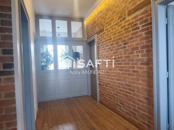 Maison 146m2 rénové avec charme de l'ancien