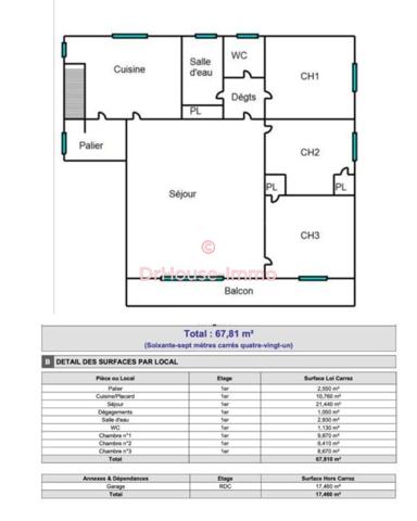 Maison à vendre 8 pièces de 137 m²