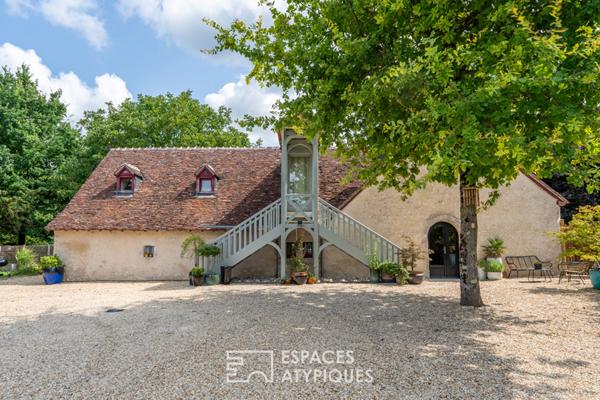Demeure rénovée et son parc arboré