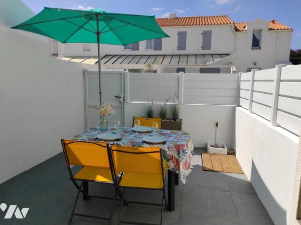 Maison à 300 m de la plage – 2 chambres – Terrasse sud-ouest – Saint-Hilaire-de-Riez
