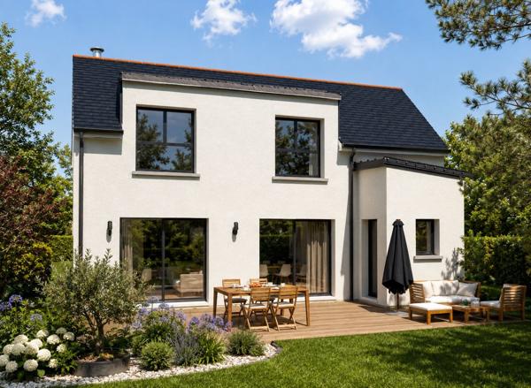 Terrain + Maison à vendre 4 pièces - 128 m²