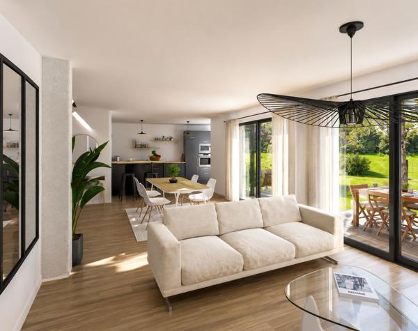 Terrain + Maison à vendre 4 pièces - 128 m²
