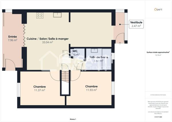 Maison familiale 4 chambres et un bureau entièrement rénovée au calme!