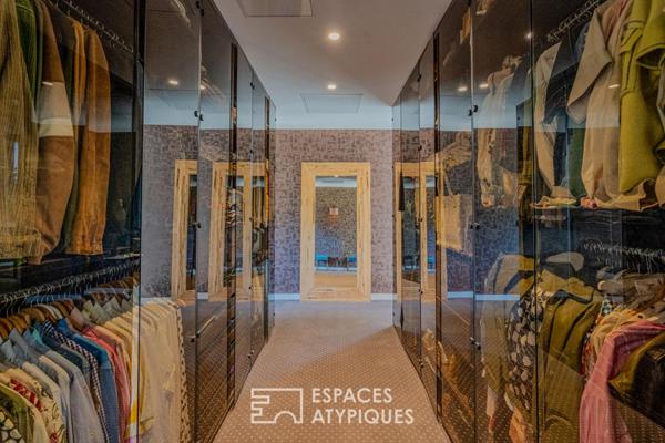 Villa contemporaine avec piscine dans un écrin paysager