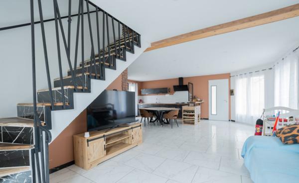 Maison 3 chambres, jardin et garage