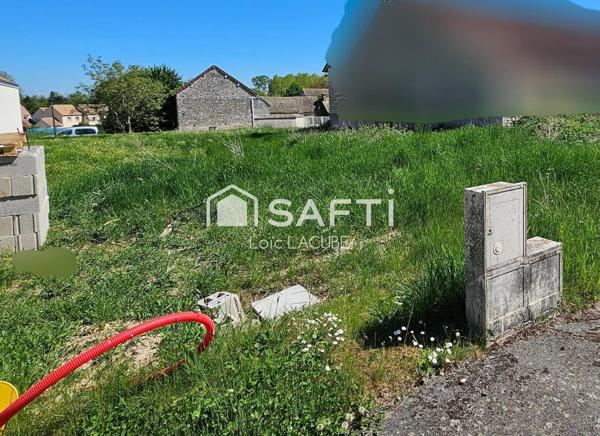 Terrain à bâtir viabilisé de 601m2