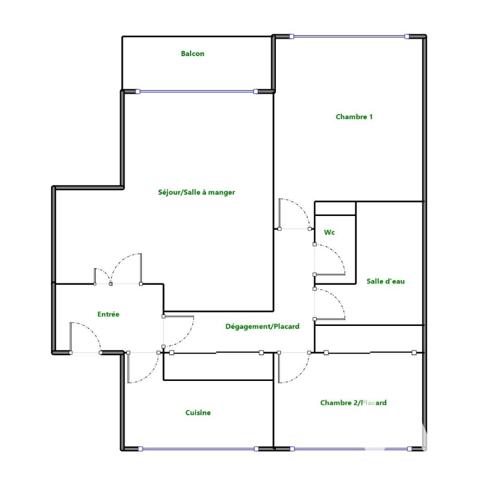 Location appartement 3 pièces 68 m² Massy