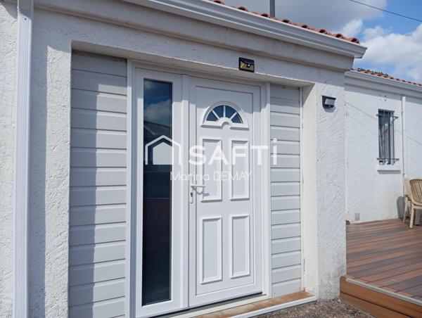 Maison située en impasse, proche du Veillon et de Bougenay.