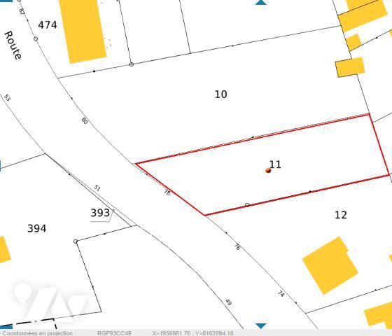 Terrain à bâtir - 994m² - Hauteur LUNEVILLE