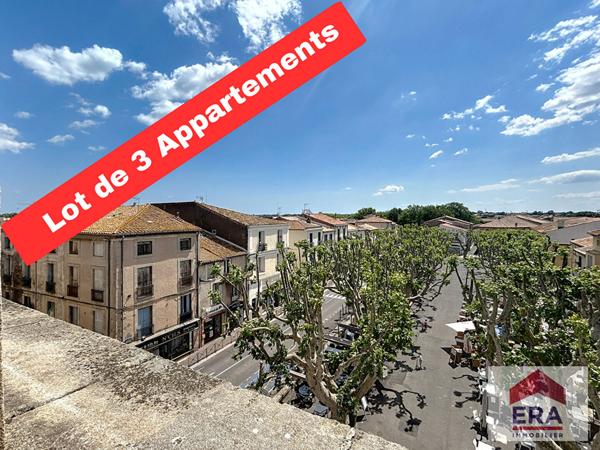 Ensemble immobilier à Serignan - 3 Appartements 108 m2