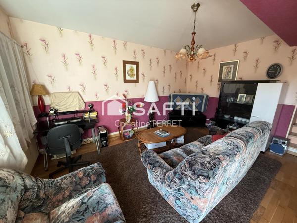 Maison mitoyenne T4 avec jardin