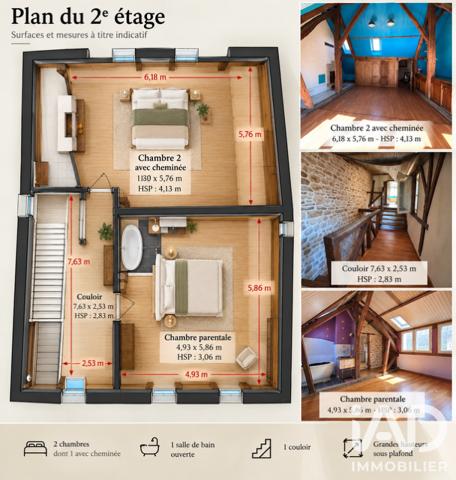 Maison à vendre 5 pièces 154 m² Toulon-sur-Arroux