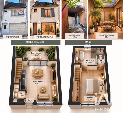 Maison à vendre 5 pièces 154 m² Toulon-sur-Arroux