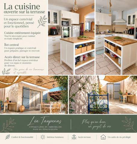 maison plain pied avec piscine proche forcalquier