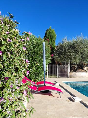 maison plain pied avec piscine proche forcalquier