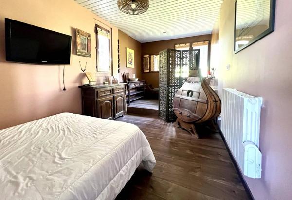 Maison de plain-pied, vue sur les vignes