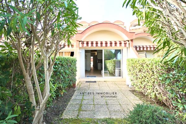 Antibes (06600) Antibes 2 pièces rez de jardin 42 m2 parking piscines tennis gardien