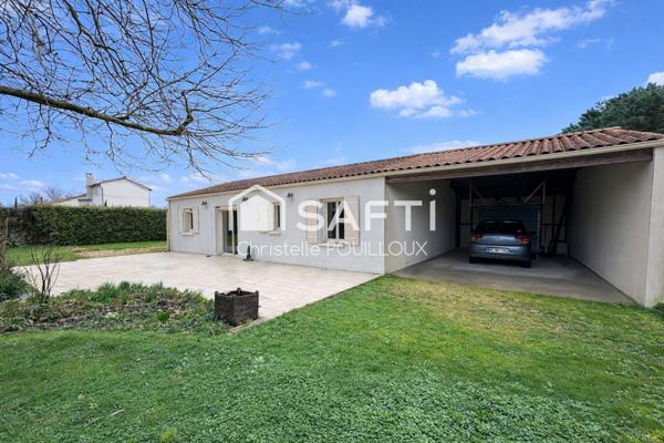 Pavillon de plain pied, 2 chambres,jardin