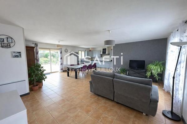 Pavillon de plain pied, 2 chambres,jardin