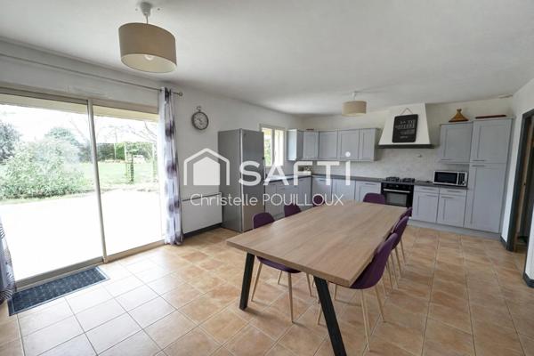 Pavillon de plain pied, 2 chambres,jardin