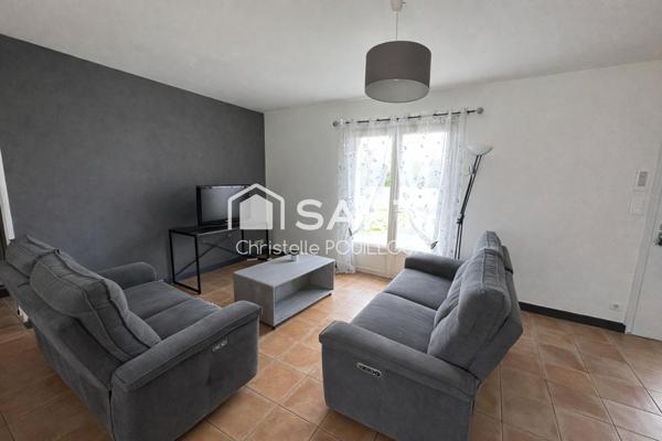 Pavillon de plain pied, 2 chambres,jardin